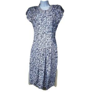 Byer Too Womens Vintage 90s Floral Dress Cottage Core Long Lace Size 7